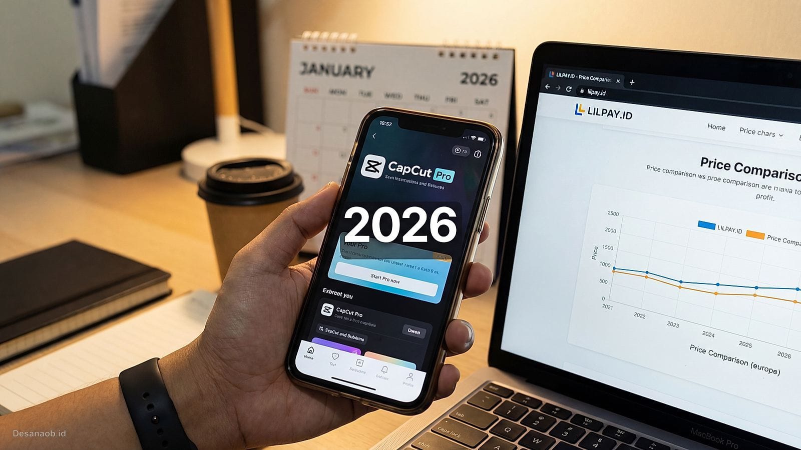 Ilustrasi Capcut Pro Original Update Harga 2026, Cek Promo di Lilpay.id