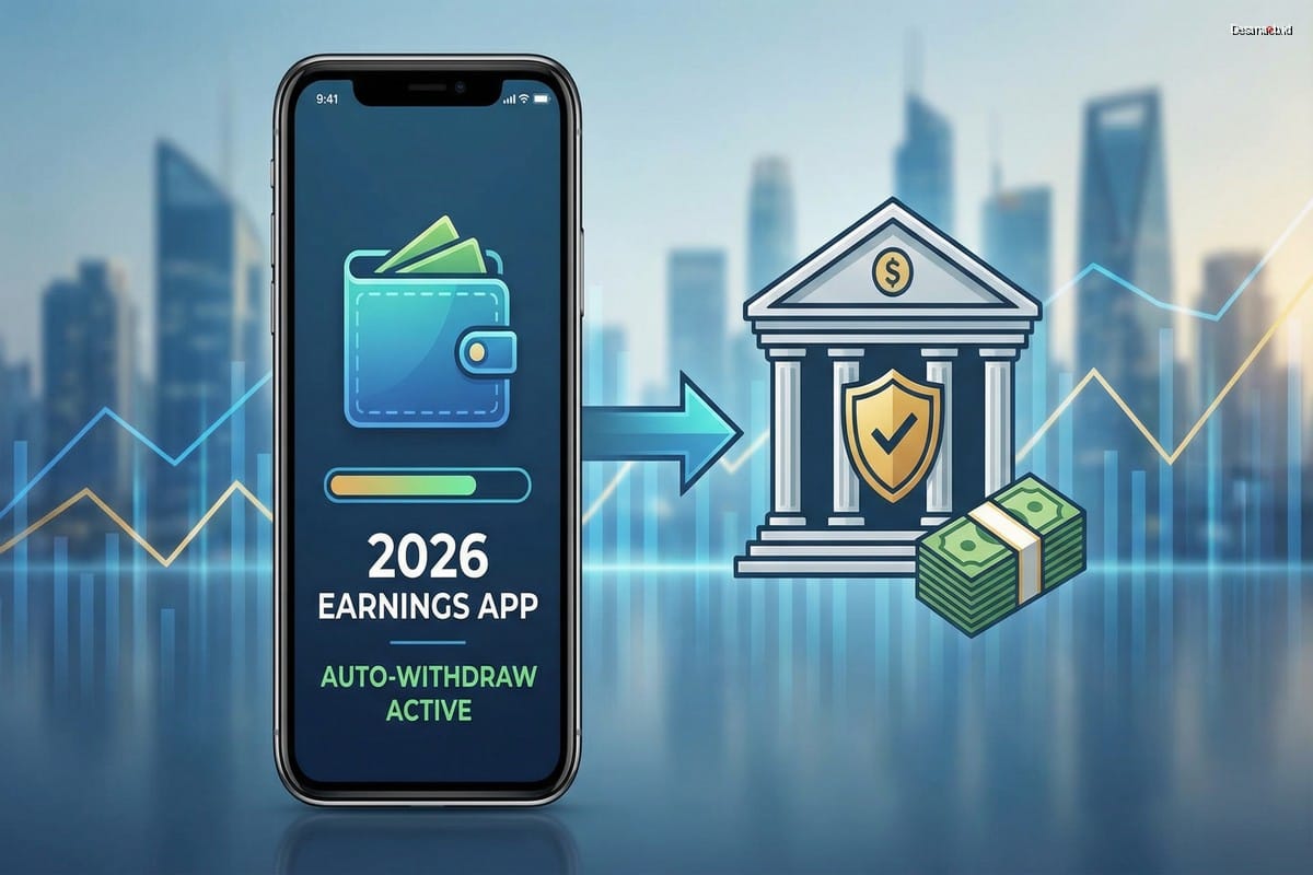 Aplikasi Penghasil Uang 2026 – Auto Withdraw ke Bank Terpercaya