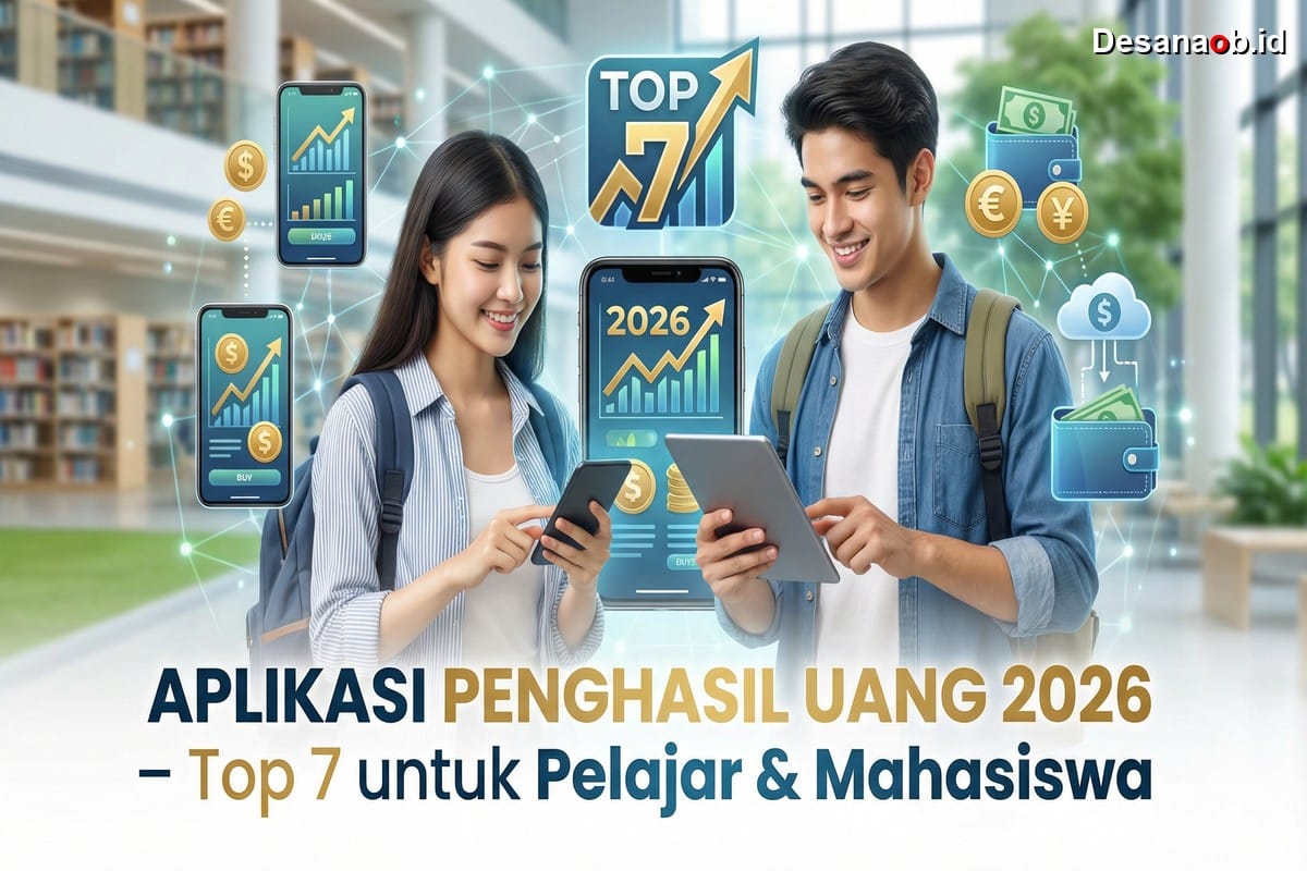 Aplikasi Penghasil Uang 2026 – Top 7 untuk Pelajar & Mahasiswa