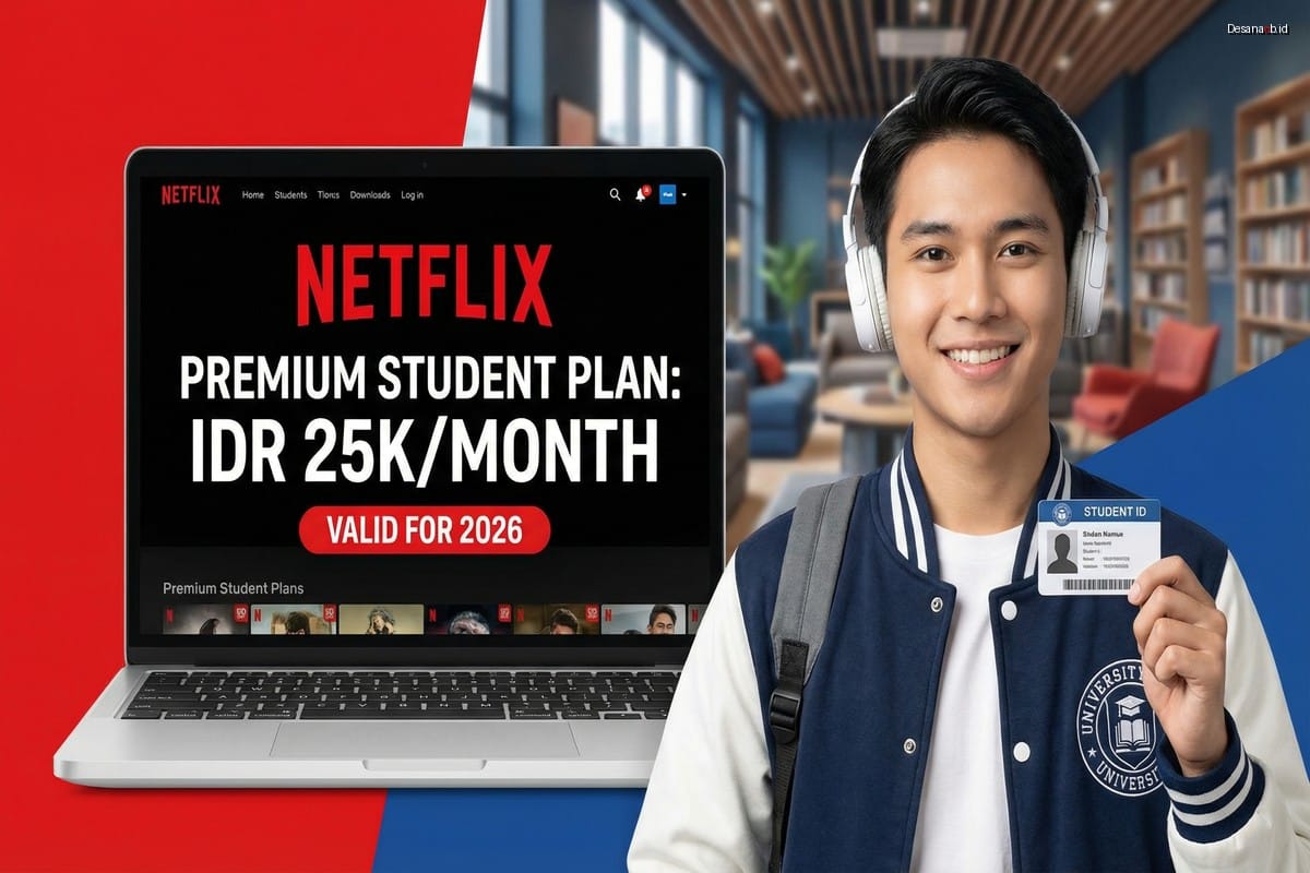Netflix Premium Hemat: Harga 25K untuk Pelajar Mahasiswa 2026