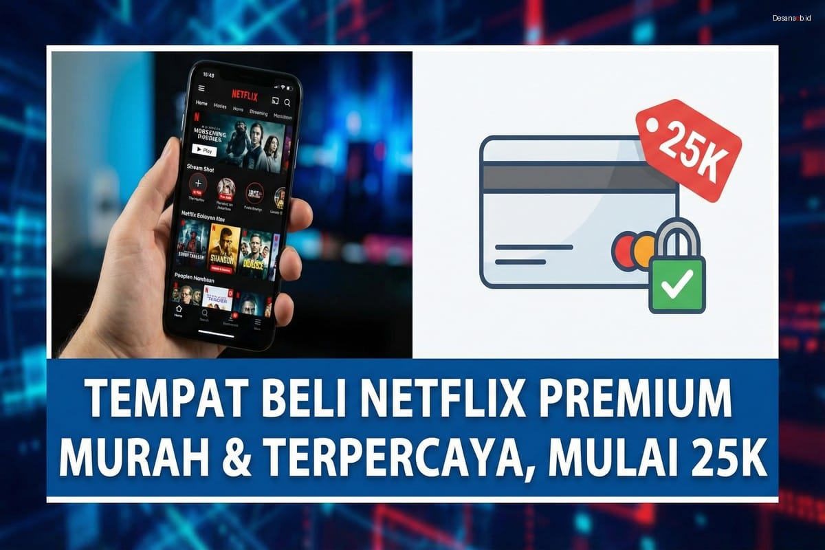 Tempat Beli Netflix Premium Murah dan Terpercaya, Mulai 25K
