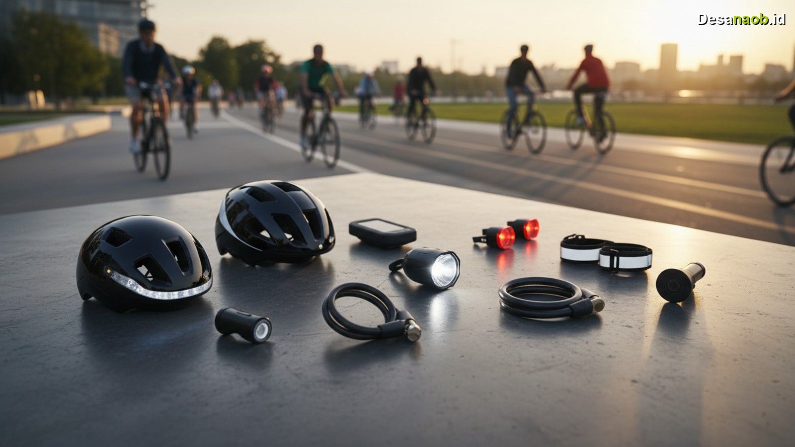 Ilustrasi Aksesoris Sepeda Wajib Punya 2026, Ini 7 Rahasia Keamanan Bersepeda!