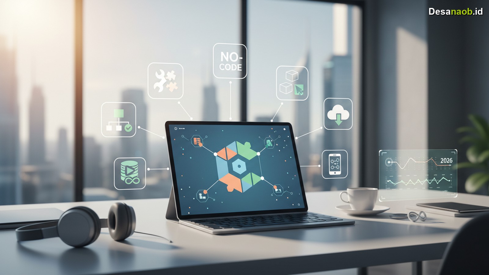 Ilustrasi Aplikasi Android Tanpa Coding: Coba 7 Tool Mudah di 2026!