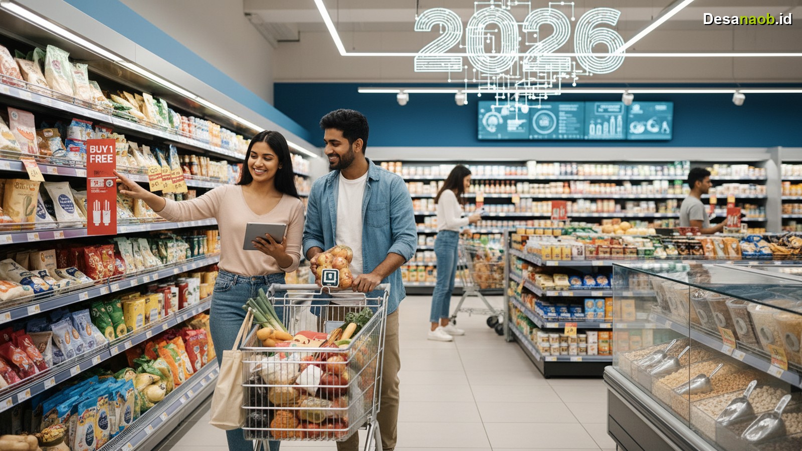 Ilustrasi Belanja Hemat di Supermarket: 7 Trik Wajib Tahu 2026!