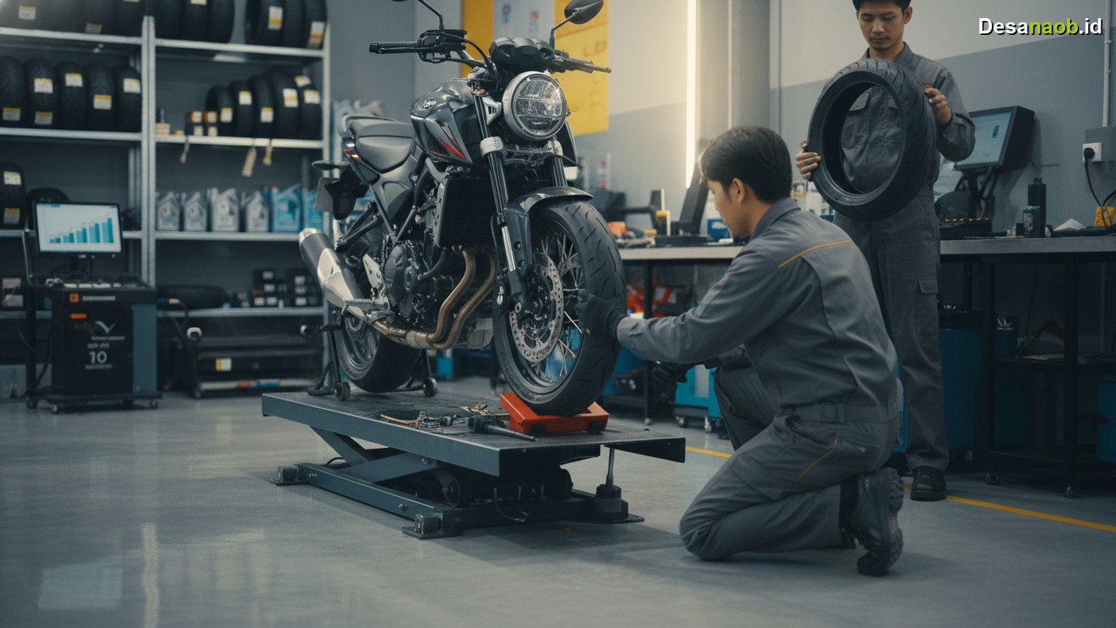 Ilustrasi Biaya Ganti Ban Motor Tubeless Terbaru 2026: Jangan Kaget!