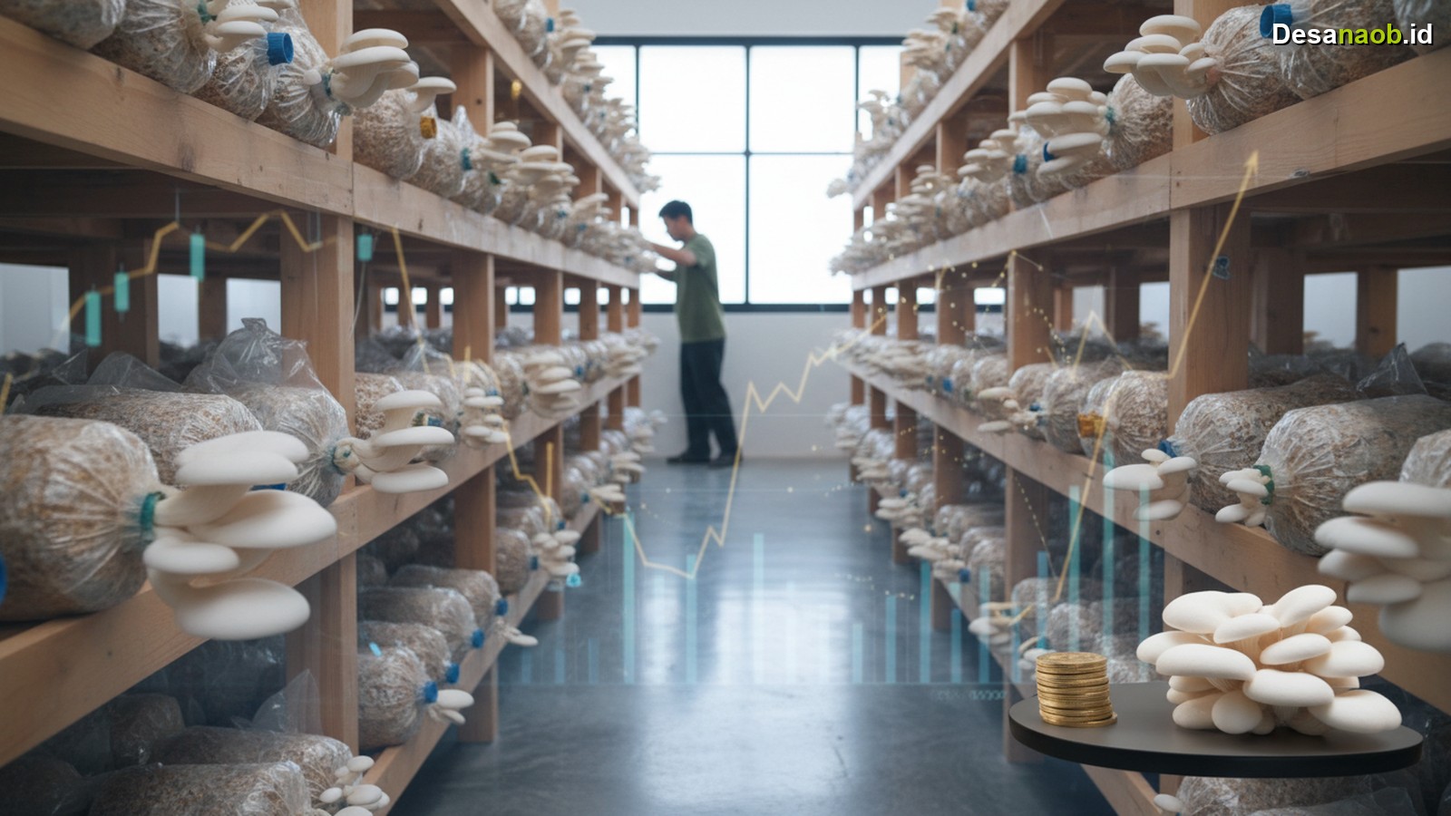 Ilustrasi Budidaya Jamur Tiram Modal Kecil: Untung Jutaan per Bulan 2026!