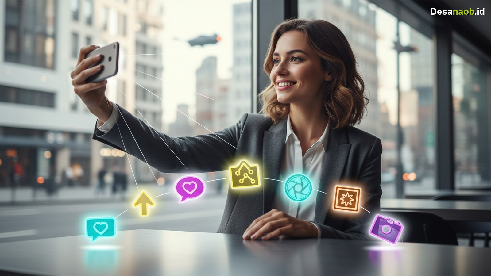 Ilustrasi Caption Foto Selfie: 7 Kiat Singkat Bermakna, Auto Viral 2026!