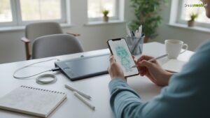 Ilustrasi Cara Belajar Menggambar Digital di HP: 7 Langkah Mudah Anti Ribet 2026!