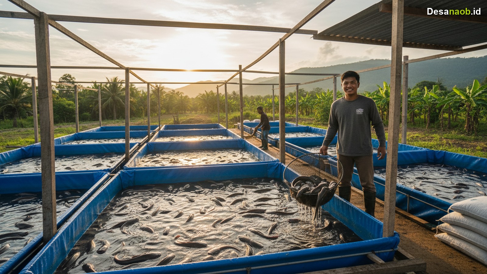 Ilustrasi Cara Budidaya Ikan Lele Kolam Terpal: Pemula Bisa Panen Rp4 Juta/Bulan di 2026!