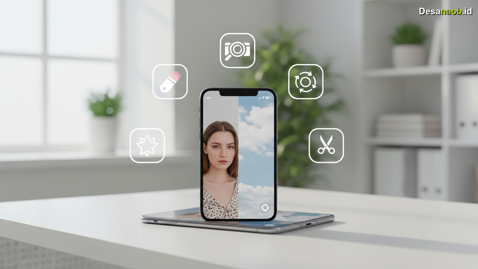 Ilustrasi Cara Edit Background Foto di HP: 5 Aplikasi Gratis Terbaik 2026!