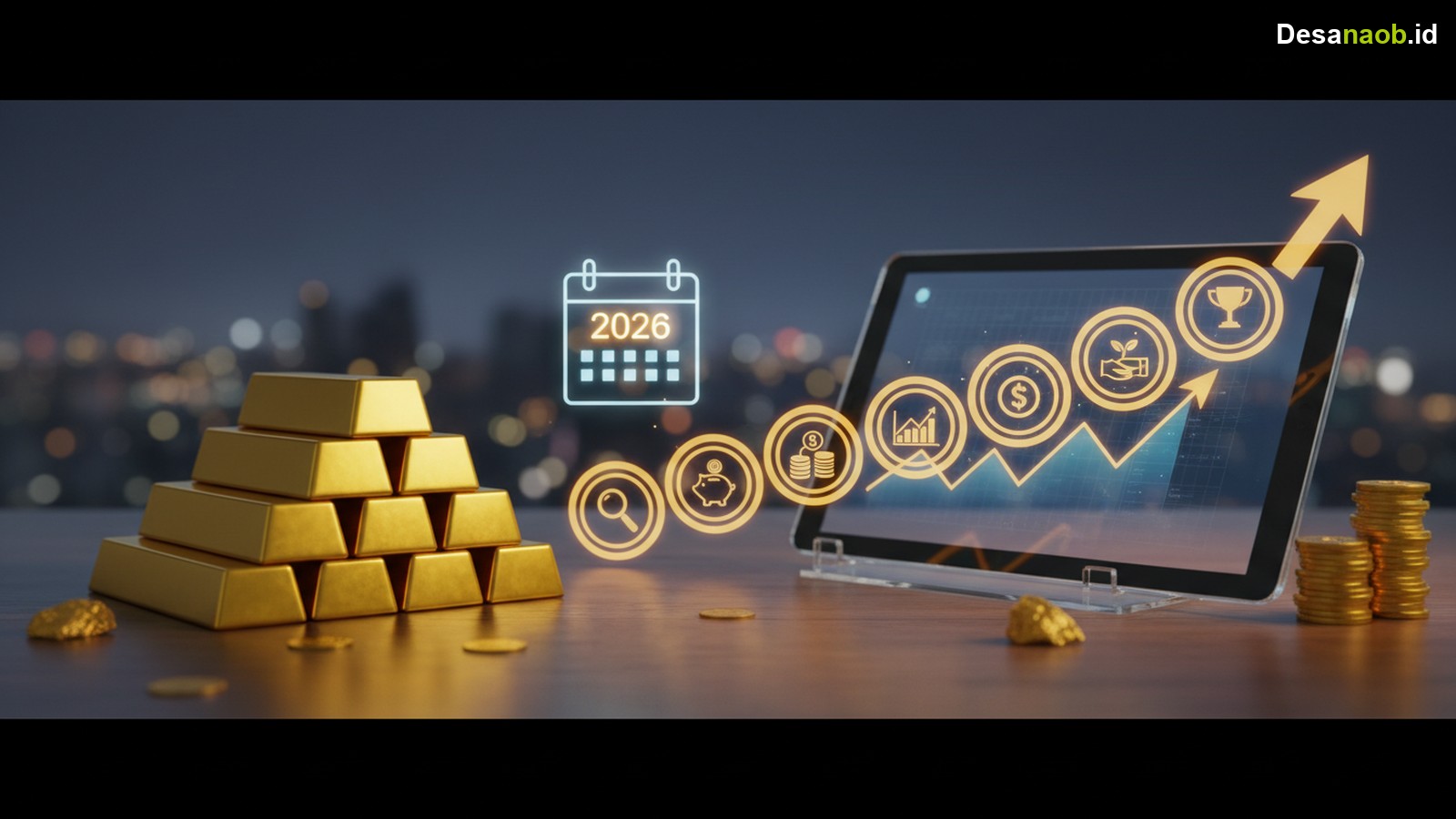 Ilustrasi Cara Investasi Emas untuk Pemula 2026: 7 Langkah Mudah Cepat Untung!