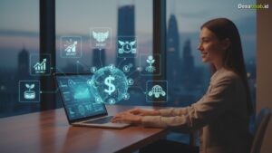 Ilustrasi Cara Kerja Remote Gaji Dollar: 7 Rahasia Cuan Tinggi 2026!