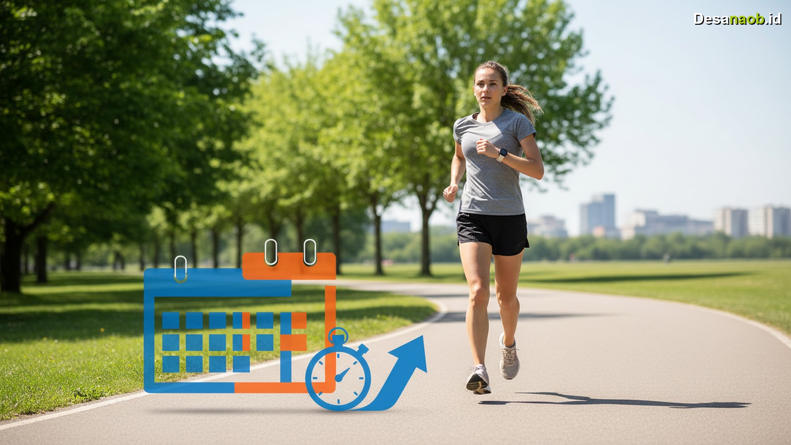 Ilustrasi Cara Lari Marathon Pemula 2026: Jadwal Latihan Cepat Berhasil!