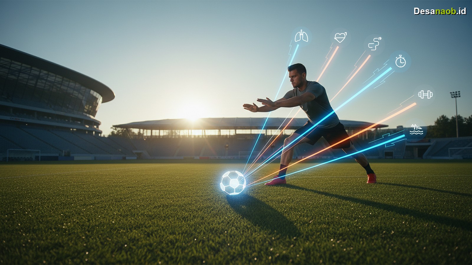 Ilustrasi Cara Melatih Stamina Sepak Bola: 7 Jurus Rahasia Pemain Pro 2026!