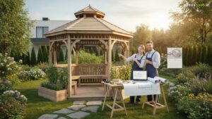 Ilustrasi Cara Membuat Gazebo Kayu Sendiri, Hemat Jutaan di 2026!