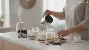 Ilustrasi Cara Membuat Lilin Aromaterapi Sendiri: Panduan Lengkap Mudah 2026!