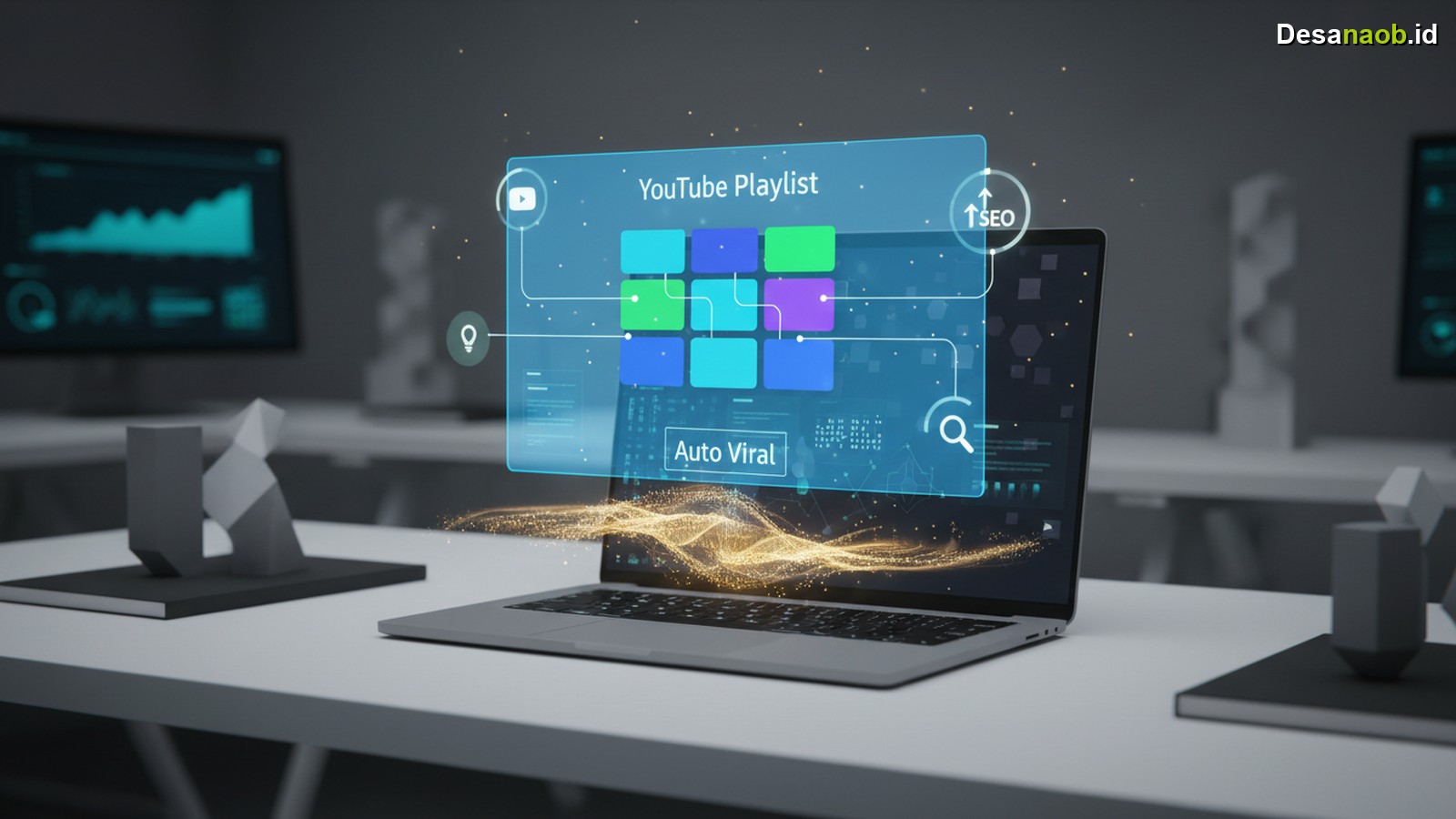 Ilustrasi Cara Membuat Playlist YouTube Rapi & SEO Terbaru 2026: Auto Viral!