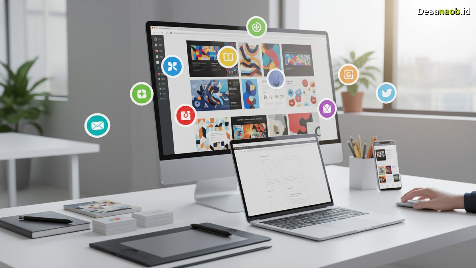 Ilustrasi Cara Membuat Portofolio Desain Grafis Online Gratis: Wajib Tahu 7 Langkah Ini!