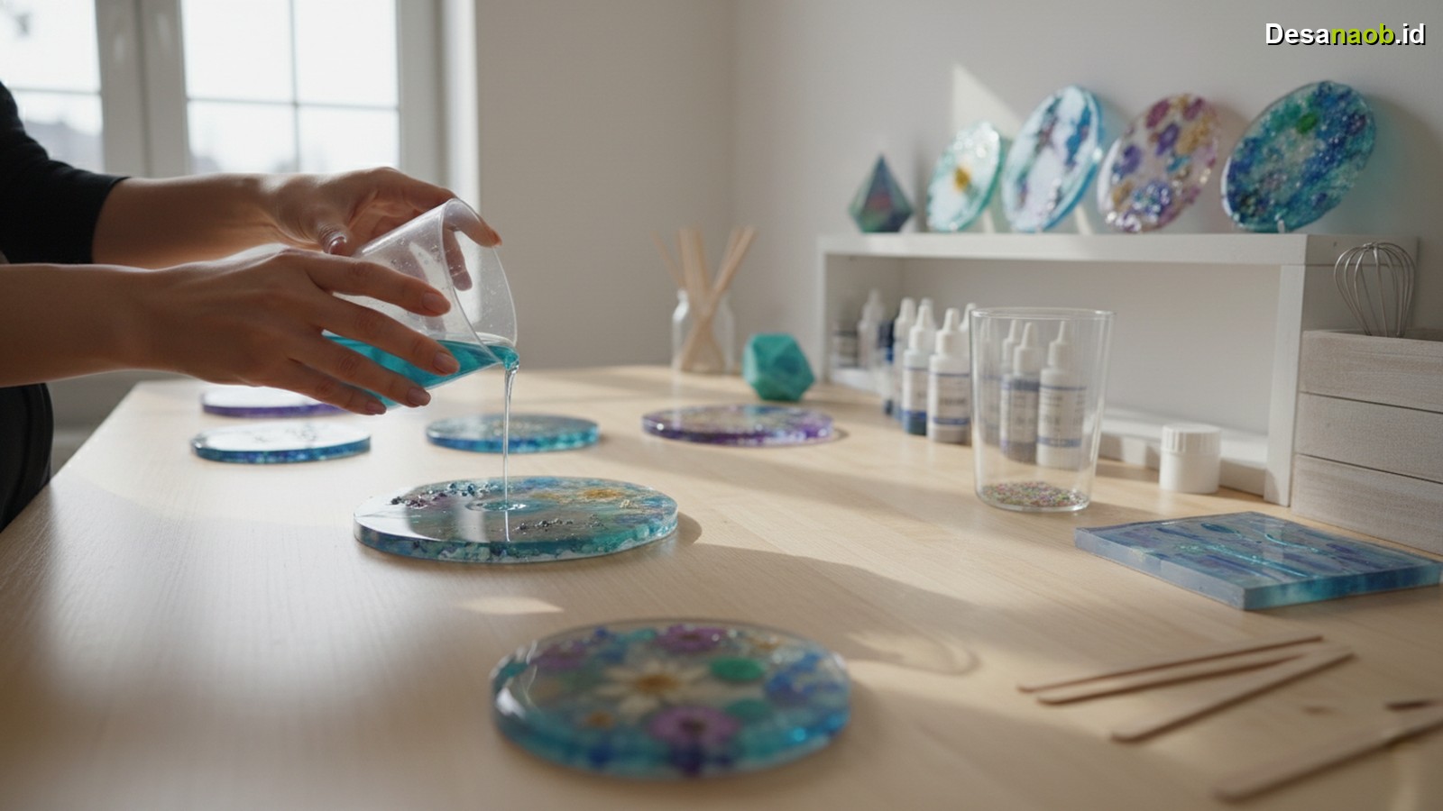 Ilustrasi Cara Membuat Resin Art Epoxy: 7 Langkah Mudah untuk Pemula di 2026!