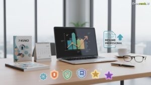 Ilustrasi Cara Membuat Resume Profesional: 7 Kunci Fresh Graduate 2026 Wajib Tahu!