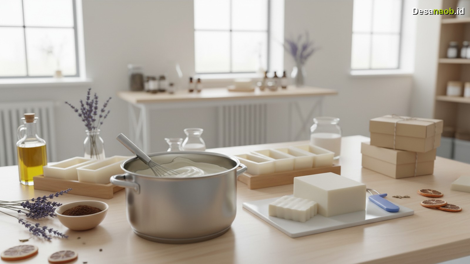 Ilustrasi Cara Membuat Sabun Batang Handmade untuk Dijual: Panduan Lengkap Resmi 2026!