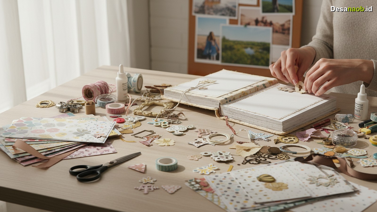Ilustrasi Cara Membuat Scrapbook Album: 7 Ide Kreatif Terbaru 2026!