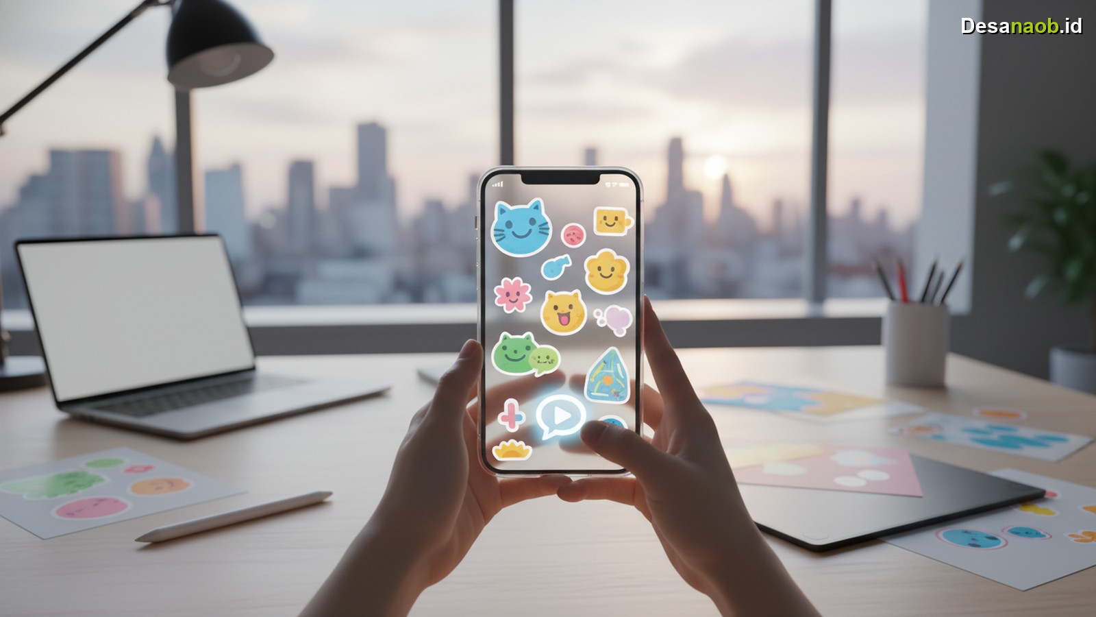 Ilustrasi Cara Membuat Stiker WhatsApp: Mudah Banget di 2026!