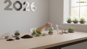 Ilustrasi Cara Membuat Terrarium Mini: 7 Langkah Praktis, Perbarui Hunian di 2026!