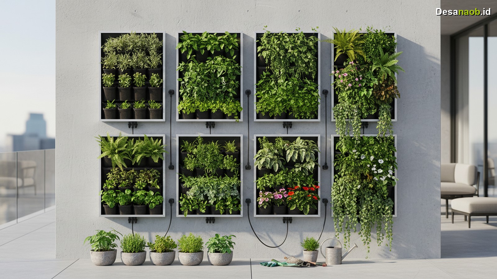 Ilustrasi Cara Membuat Vertical Garden: 7 Langkah Mudah, Wajib Tahu 2026!