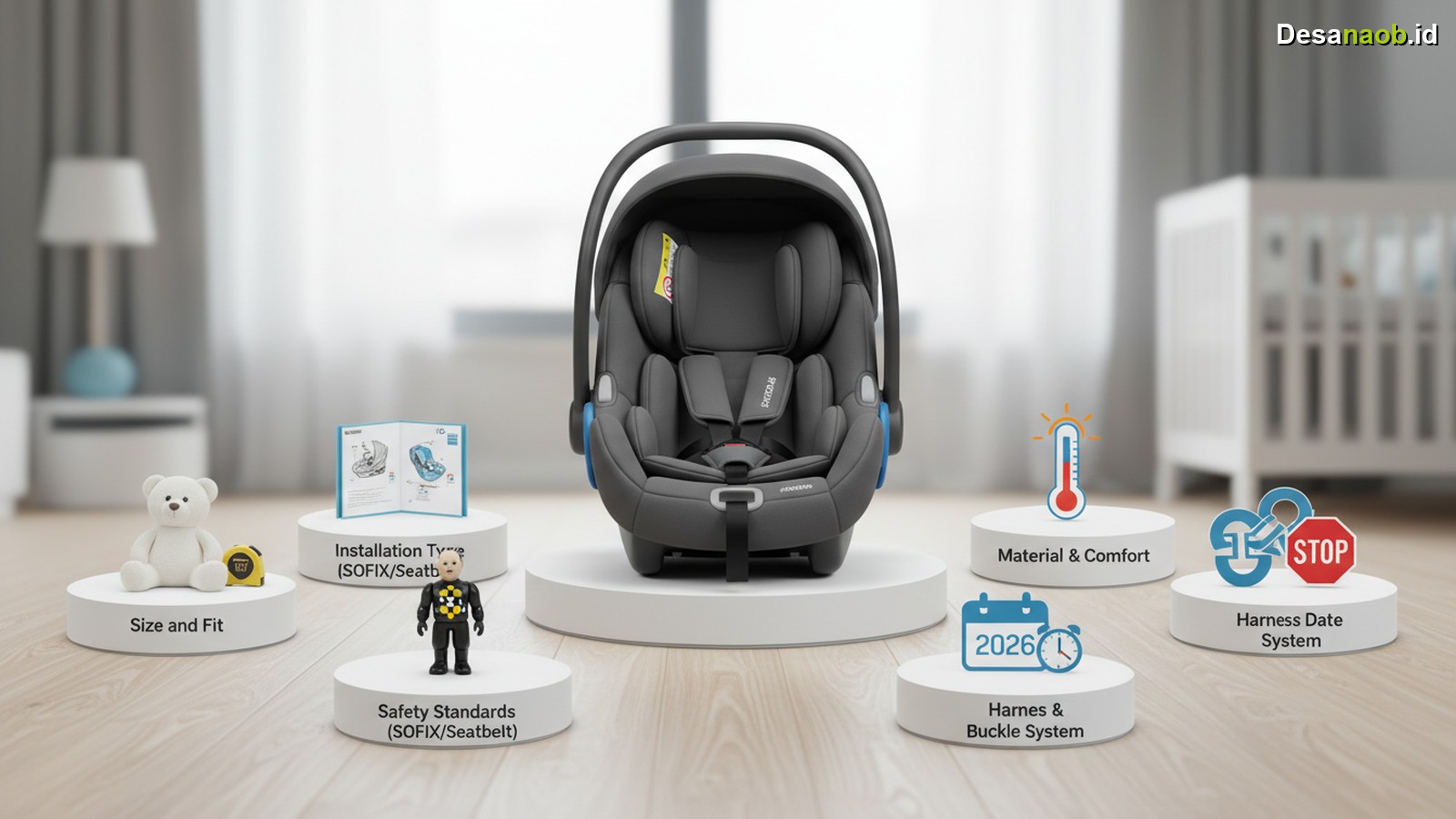 Ilustrasi Cara Memilih Car Seat Bayi yang Aman: Ini 7 Faktor Wajib Tahu 2026!