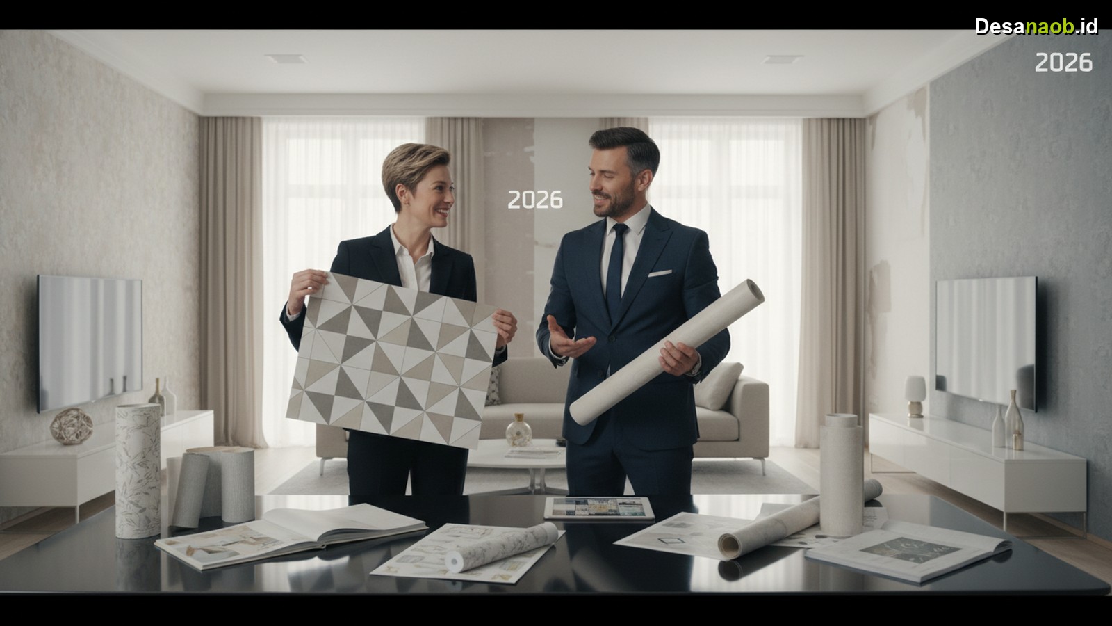 Ilustrasi Cara Memilih Wallpaper Dinding: Jangan Sampai Salah Beli di 2026!