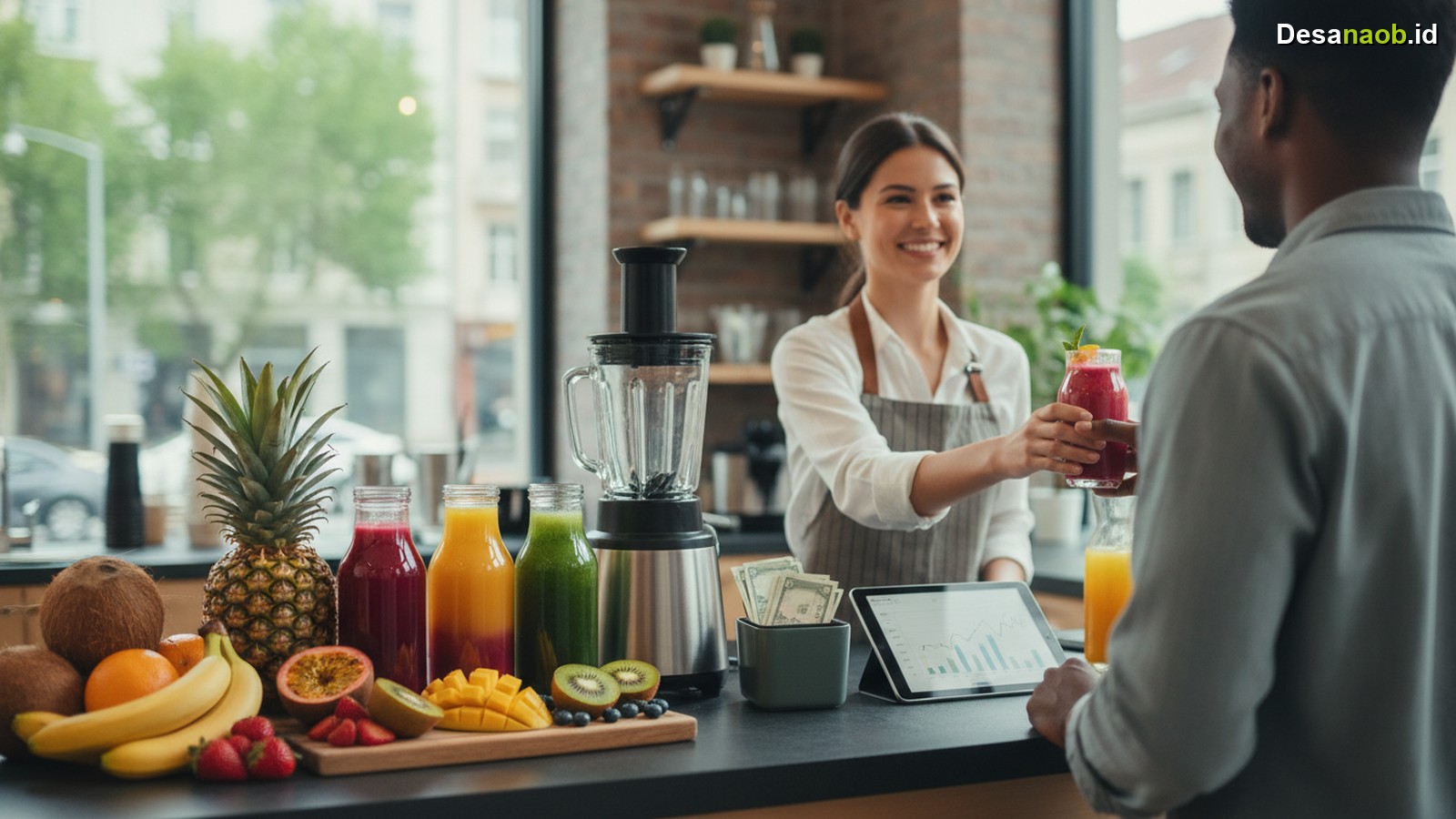 Ilustrasi Cara Memulai Usaha Jus Buah Kekinian Modal Kecil: Untung Jutaan per Bulan 2026!