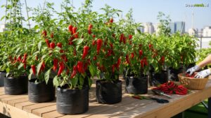 Ilustrasi Cara Menanam Cabai di Polybag: Panen Melimpah Anti Gagal 2026!