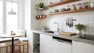 Ilustrasi Cara Menata Dapur Kecil: 7 Trik Rapi Fungsional 2026 Wajib Tahu!