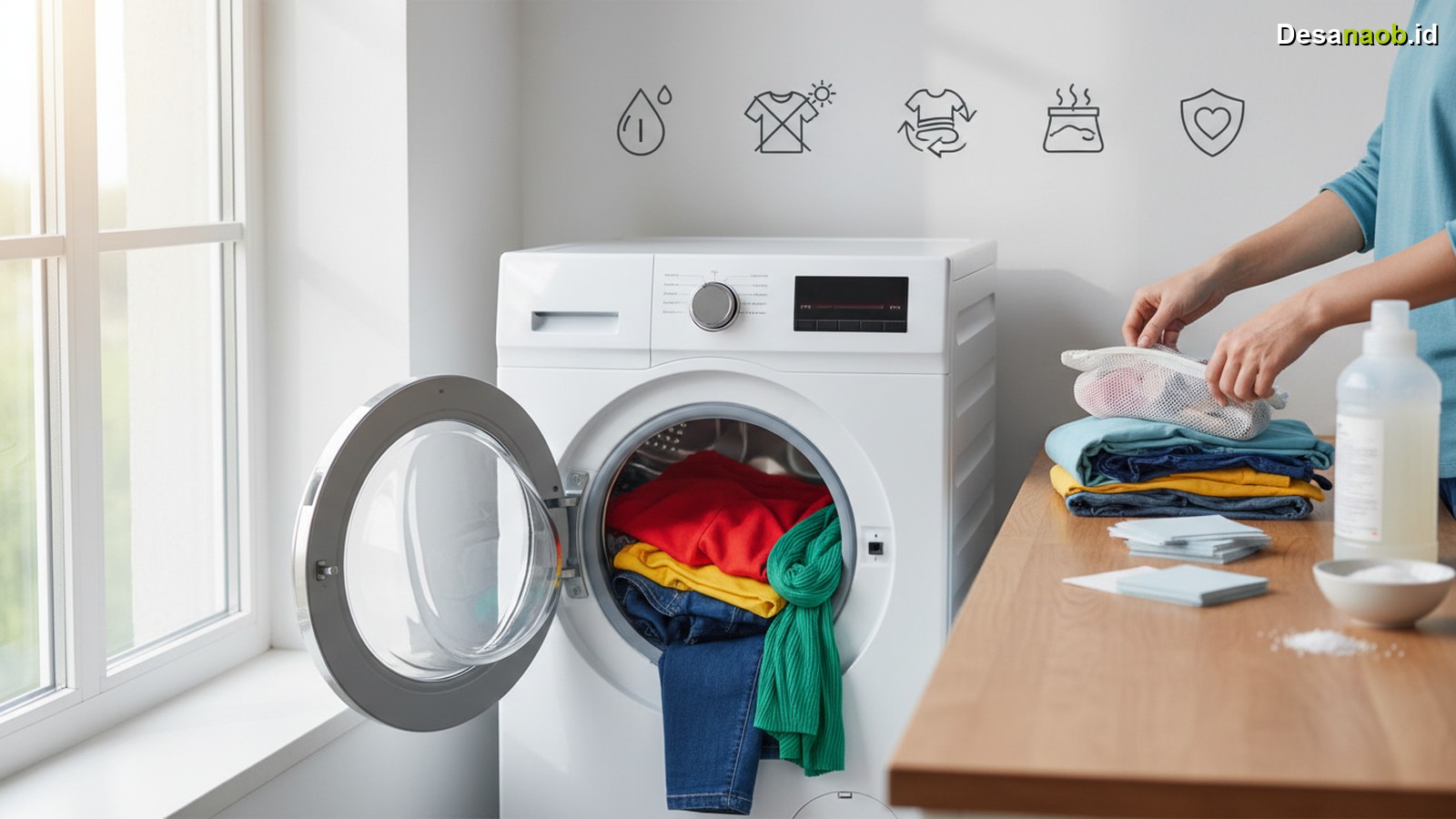 Ilustrasi Cara Mencuci Baju Agar Tidak Luntur: 5 Tips Terbaru 2026 yang Wajib Tahu!