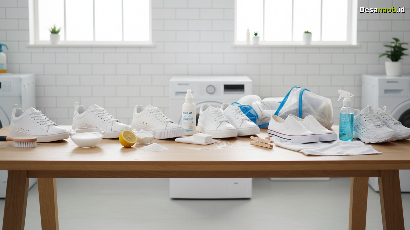 Ilustrasi Cara Mencuci Sepatu Putih: 7 Trik Efektif 2026, Dijamin Bersih Maksimal!