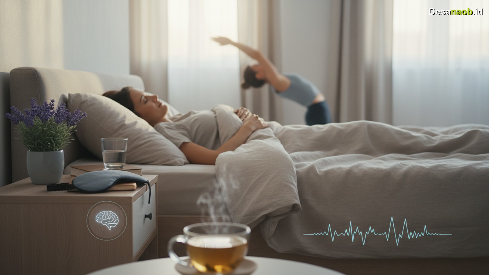 Ilustrasi Cara Mengatasi Insomnia Tanpa Obat Tidur: 7 Kiat Terbukti 2026!