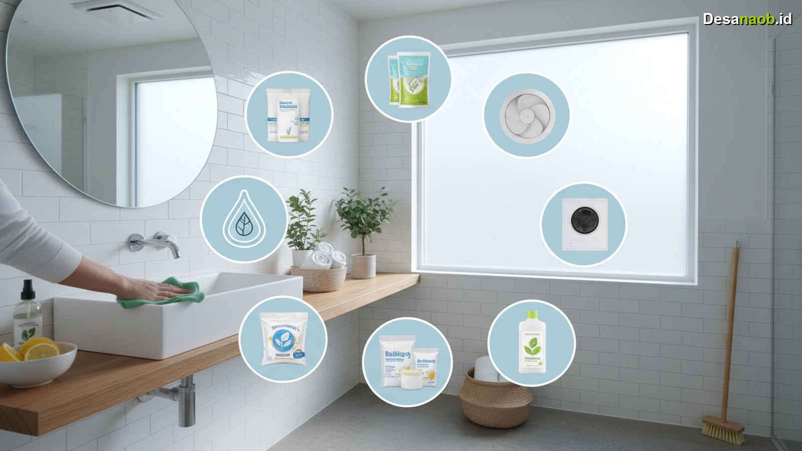 Ilustrasi Cara Mengatasi Kamar Mandi Bau: 7 Langkah Mudah Wajib Tahu 2026!