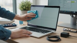 Ilustrasi Cara Mengatasi Layar Laptop Bergaris: 7 Trik Mudah Update 2026!