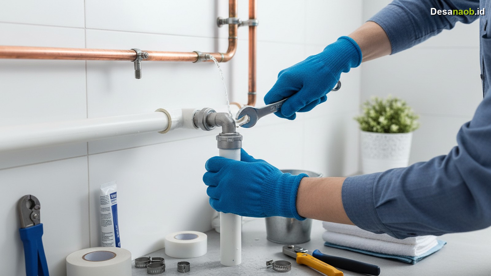Ilustrasi Cara Mengatasi Pipa Air Bocor: Cepat & Hemat, Ini 5 Kiat Jitu 2026!