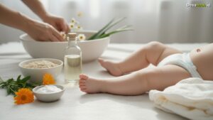 Ilustrasi Cara Mengatasi Ruam Popok Bayi Secara Alami: 7 Langkah Efektif Terbaru 2026!