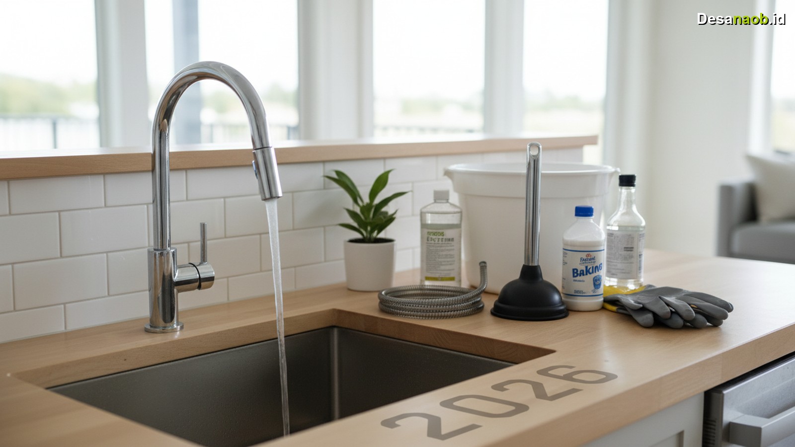 Ilustrasi Cara Mengatasi Saluran Air Mampet di Rumah, 7 Langkah Cepat & Efektif 2026!