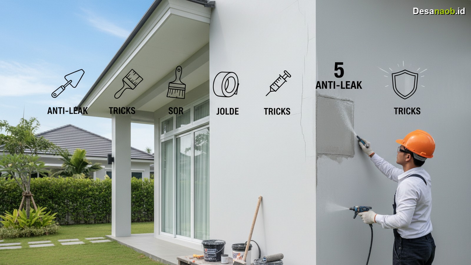 Ilustrasi Cara Mengatasi Tembok Retak: Wajib Tahu 5 Trik Anti Bocor 2026!