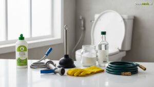 Ilustrasi Cara Mengatasi WC Mampet Tanpa Sedot: 7 Trik Mudah Terbaru 2026!