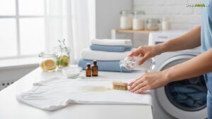 Ilustrasi Cara Menghilangkan Noda Minyak di Baju dengan Mudah: Rahasia Ahli Update 2026!