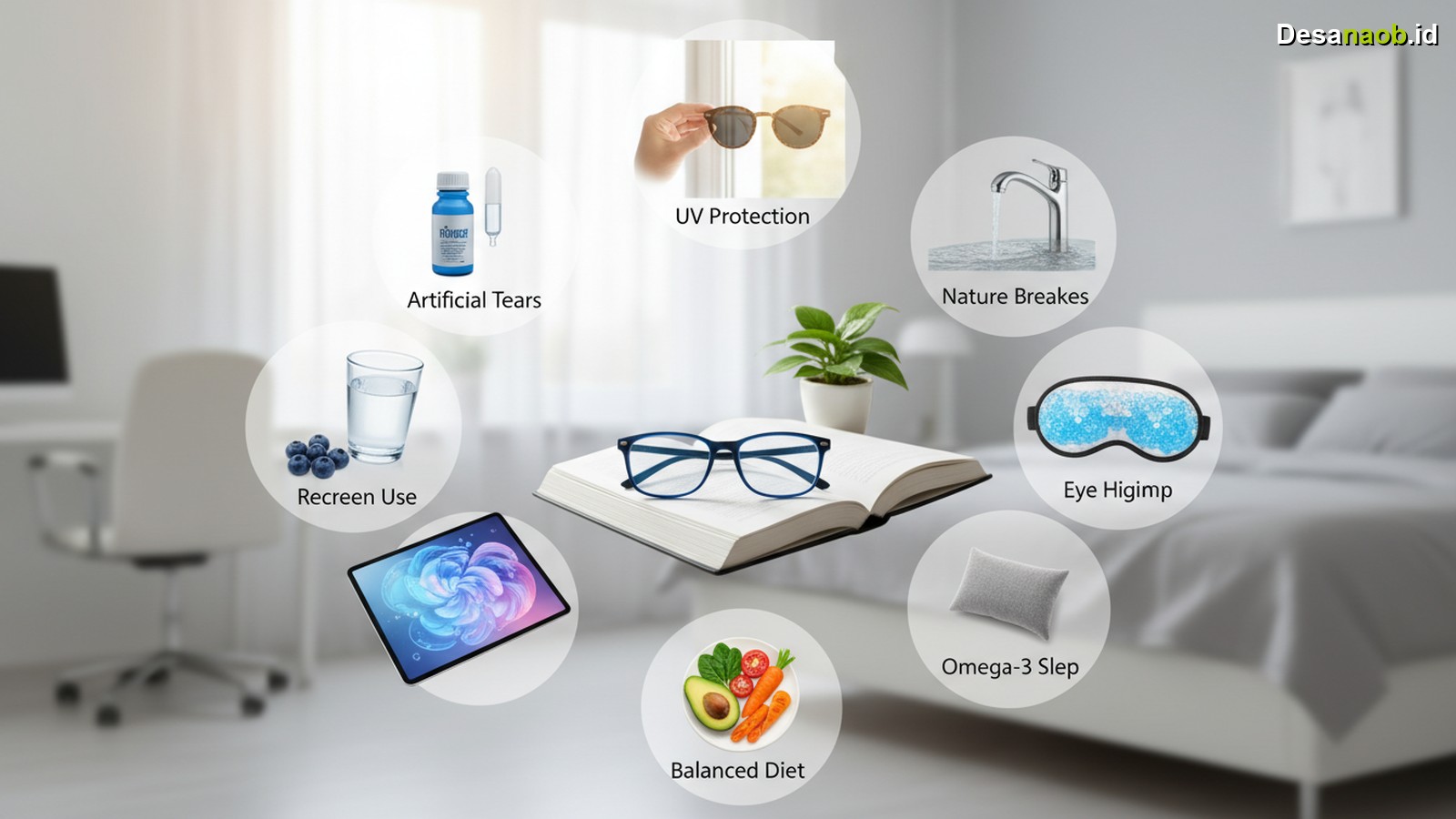 Ilustrasi Cara Menjaga Kesehatan Mata: 7 Kiat Esensial 2026 yang Wajib Tahu!