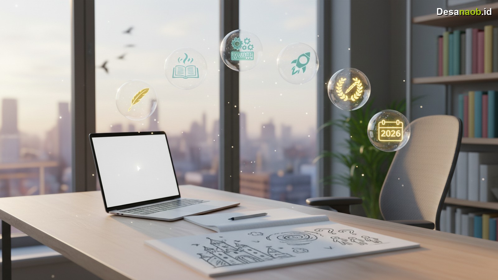 Ilustrasi Cara Menulis Novel untuk Pemula: 7 Langkah Ajaib Jadi Penulis Sukses 2026!