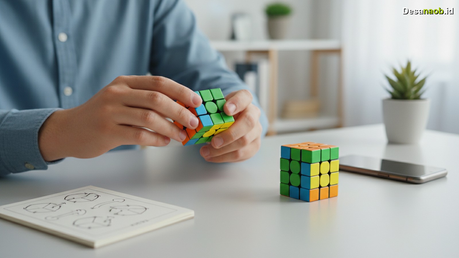 Ilustrasi Cara Menyelesaikan Rubik 3x3: Pemula Pasti Bisa, Terbaru 2026!