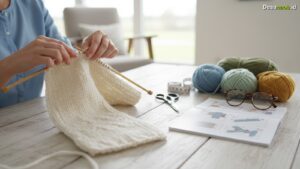 Ilustrasi Cara Merajut Syal untuk Pemula, Ternyata Semudah Ini!