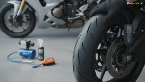 Ilustrasi Cara Merawat Ban Motor: 7 Kiat Bikin Awet & Aman di 2026!